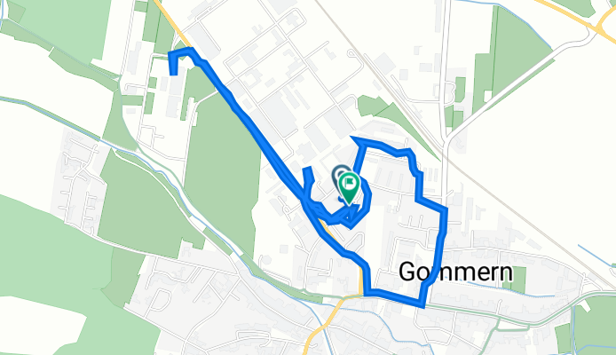 Max-Planck-Straße 7, Gommern nach Zum Holländer 12, Gommern