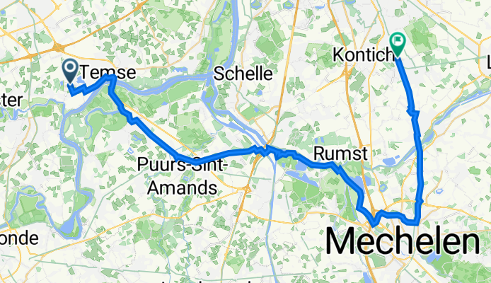 Molenstraat 24-24A, Temse to Stationsplein 19, Kontich