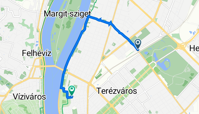 Vágány utca 1., Budapest to Alkotmány utca 4., Budapest