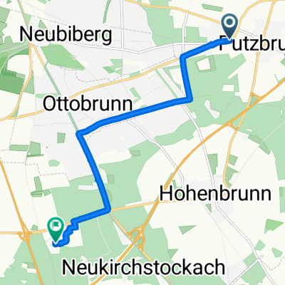 Äußere Ottobrunner-Straße, Putzbrunn nach Zusestraße 6, Brunnthal