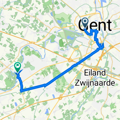 Coupure Links 651, Gent naar Philippe de Denterghemlaan 2, Sint-Martens-Latem