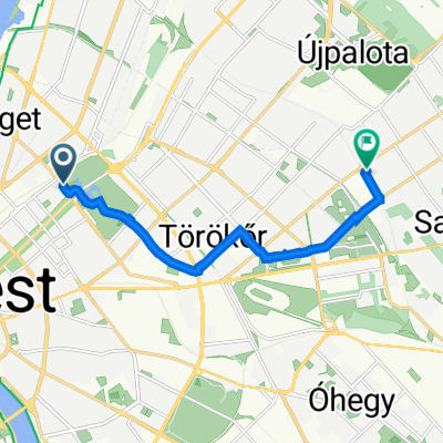 Gundel Károly út 2., Budapest to Nefelejcs utca 8., Budapest