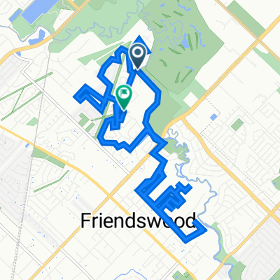 700 Oak Park Ct, Friendswood to 411 Scenic View Dr, Friendswood