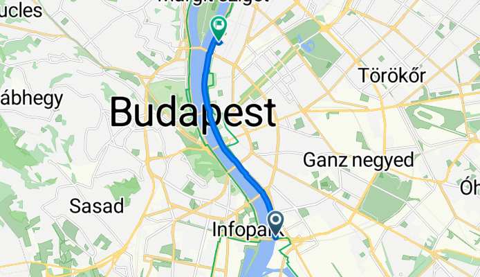 District IX, Budapest to Pozsonyi út 25., Budapest