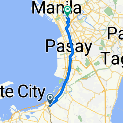 P. Diego Cera Avenue, Las Piñas to 1153 Lagtaw St, Manila