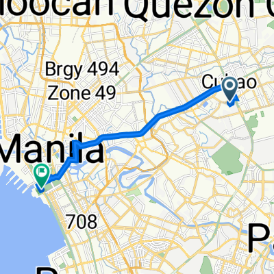 16 Planas Ⅲ, Quezon City to Roxas Boulevard, Manila