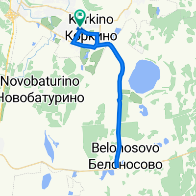улица Сакко и Ванцетти, 24, Коркино до улица Сакко и Ванцетти, 24, Коркино