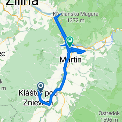 Cesta bez názvu, Slovany do Uzlovská 1, Martin