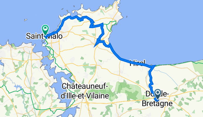 Dol-de-Bretagne to Saint-Malo