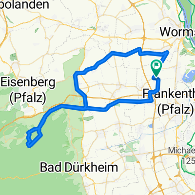 Grünstadt-Höningen - 62km