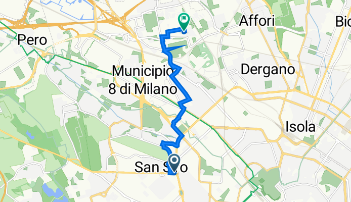 Via Monreale 6–8, Milano a Via Arturo Graf 70, Milano