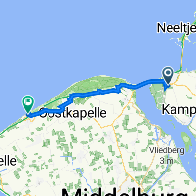 Duinvallei 19, Kamperland nach Badhuisweg 12, Domburg