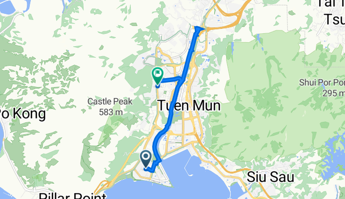 蝶景路, 屯門 to 鳴琴路, 屯門