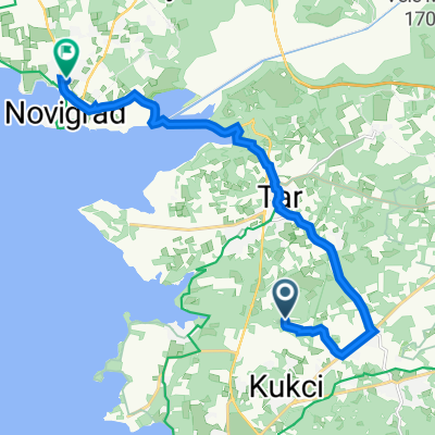 Rošini to Ulica Vergal 26, Novigrad