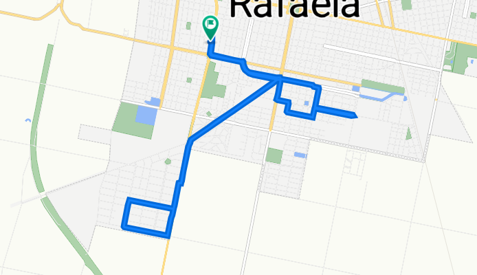 De Avenida Angela de la Casa 890, Rafaela a Avenida Angela de la Casa 890, Rafaela