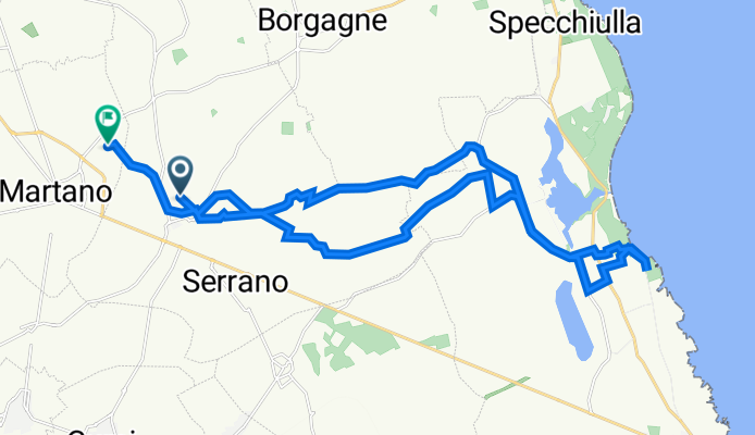 Baia dei Turchi Hinweg