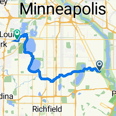 Route to 4015 CR-25, St. Louis Park