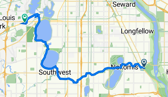 Route to 4015 CR-25, St. Louis Park