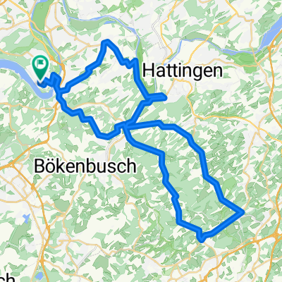 4-Berge-Tour: Heisingen-Elfringhauser Schweiz-Heisingen  