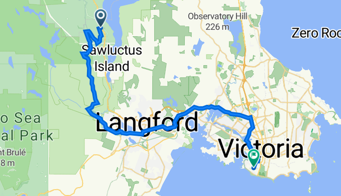 Okotoks Rd, Capital to 207 Menzies St, Victoria