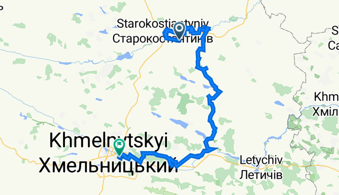 маршрут из Староконстантинов 2, Старокостянтинів