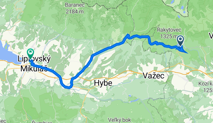 230508 Bike 51 km Štrb.Pleso-Lipt.Mikuláš