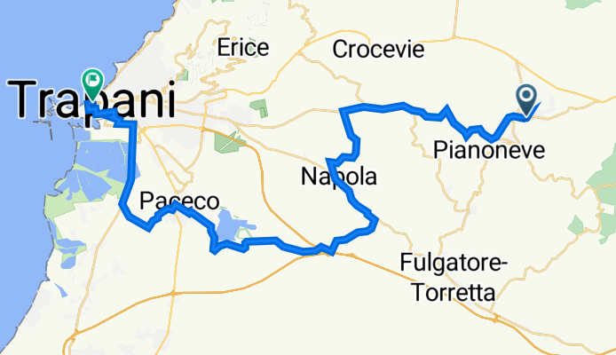3day - Via Palermo 26, Buseto Palizzolo to Via Pallante 1, Trapani