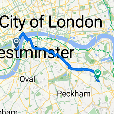 8-9 Bridge St, London to 4 Hind House, Myers Lane, London