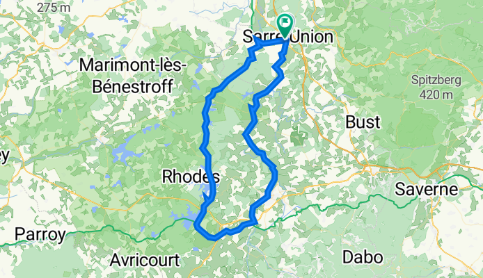 Saarunion - Saarbourg- Gondrexange - Bissert-Saarunion