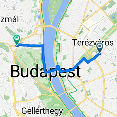 Király utca 83., Budapest to Margit körút 95., Budapest
