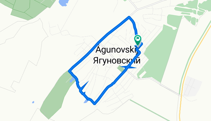 От Ахтырская улица 4, Ягуновский до Ахтырская улица 4, Ягуновский