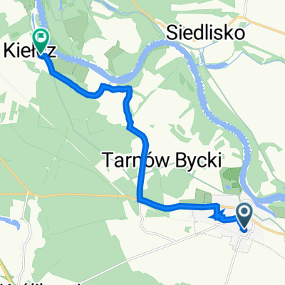 Dworcowa 25A, Bytom Odrzański do Zielona 12, Kiełcz