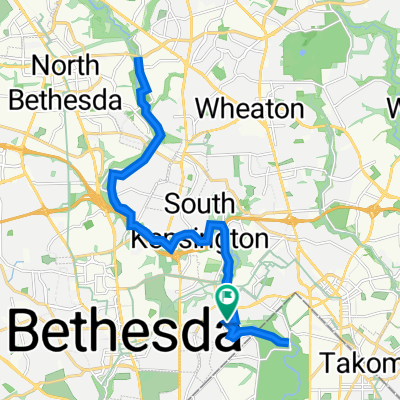 8000 Meadowbrook Ln, Chevy Chase to 8000 Meadowbrook Ln, Chevy Chase