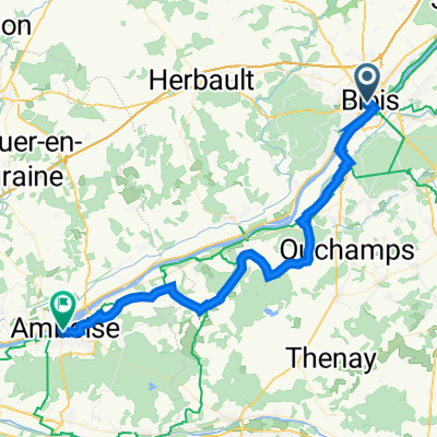 Rue Gallois 1, Blois nach Amboise