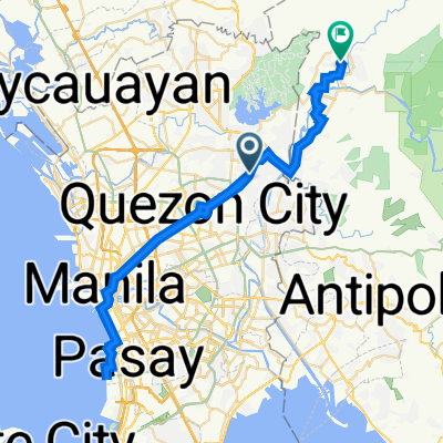 Route from Commonwealth Avenue 22b, Quezon City