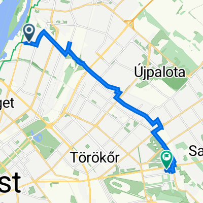 Gyöngyösi utca 17., Budapest to Hatház utca 20., Budapest