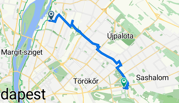 Gyöngyösi utca 17., Budapest to Hatház utca 20., Budapest