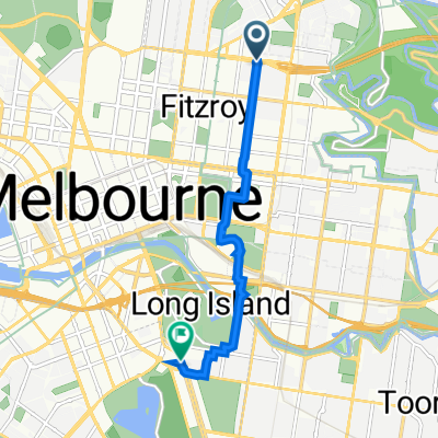 351 Wellington St, Collingwood to 418 St Kilda Road, Melbourne