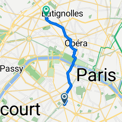 26 Rue de la Gaîté, Paris à 9 Rue Daubigny, Paris