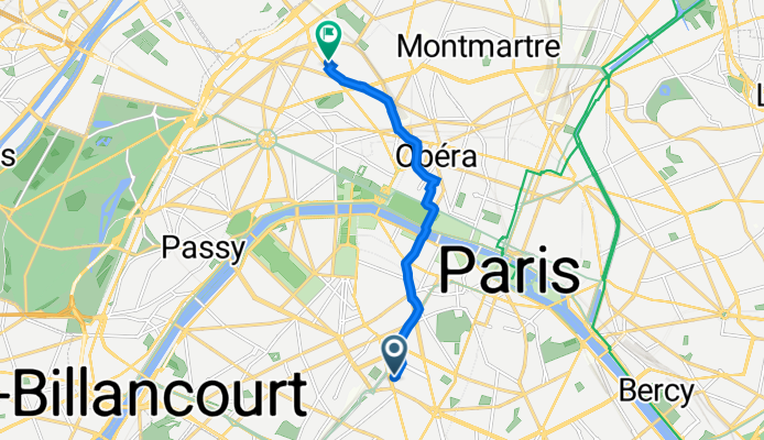 26 Rue de la Gaîté, Paris à 9 Rue Daubigny, Paris