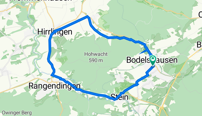 Eberhardstraße 10, Bodelshausen nach Eberhardstraße 12, Bodelshausen