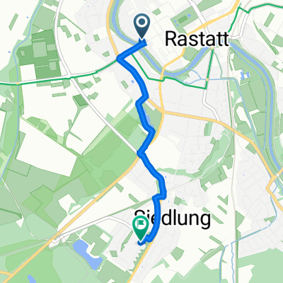 Dreherstraße, Rastatt nach Weichselstraße 1, Rastatt
