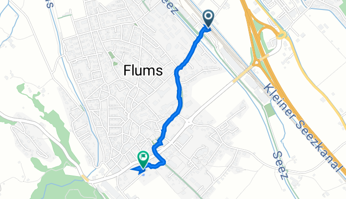 Flums, Flums nach Stöcklistrasse 4, Flums