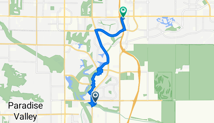 6941 N Hayden Rd, Scottsdale to 10500 N 90th St, Scottsdale