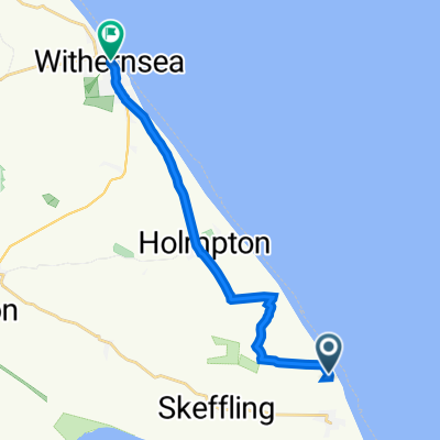 Dimlington Road, Easington, Hull to 195 Queen St, Withernsea