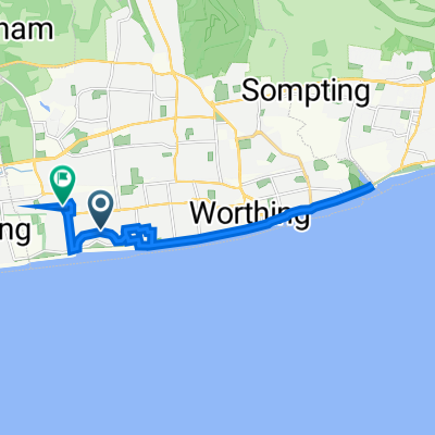 50–52 Alinora Crescent, Goring By Sea, Worthing to 18 Mersham Gardens, Worthing