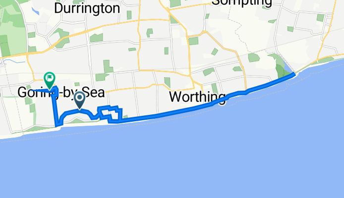 50–52 Alinora Crescent, Goring By Sea, Worthing to 18 Mersham Gardens, Worthing