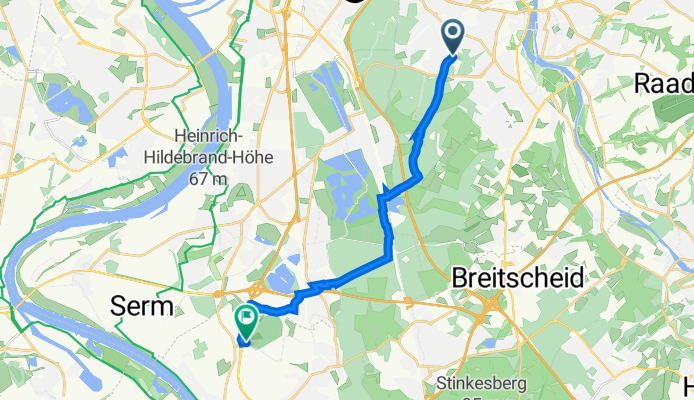 BWW nach Schloßpark Heltorf
