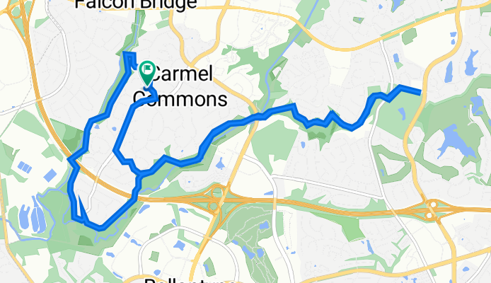 10821 Painted Tree Rd, Charlotte to 10821 Painted Tree Rd, Charlotte