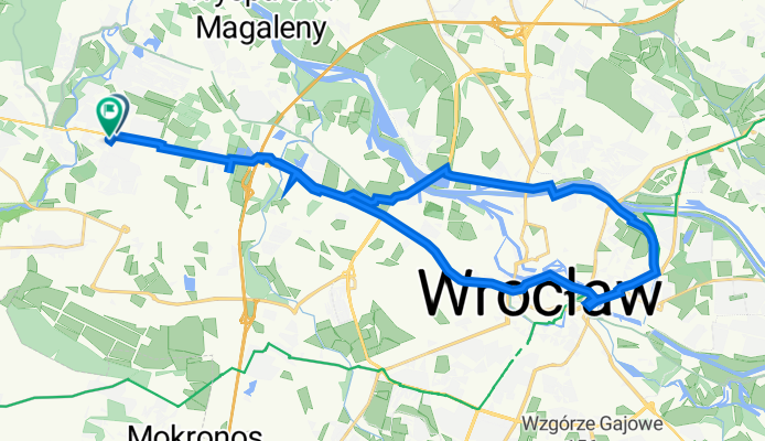 Boguszowska 3, Wrocław do Złotnicka 5, Wrocław